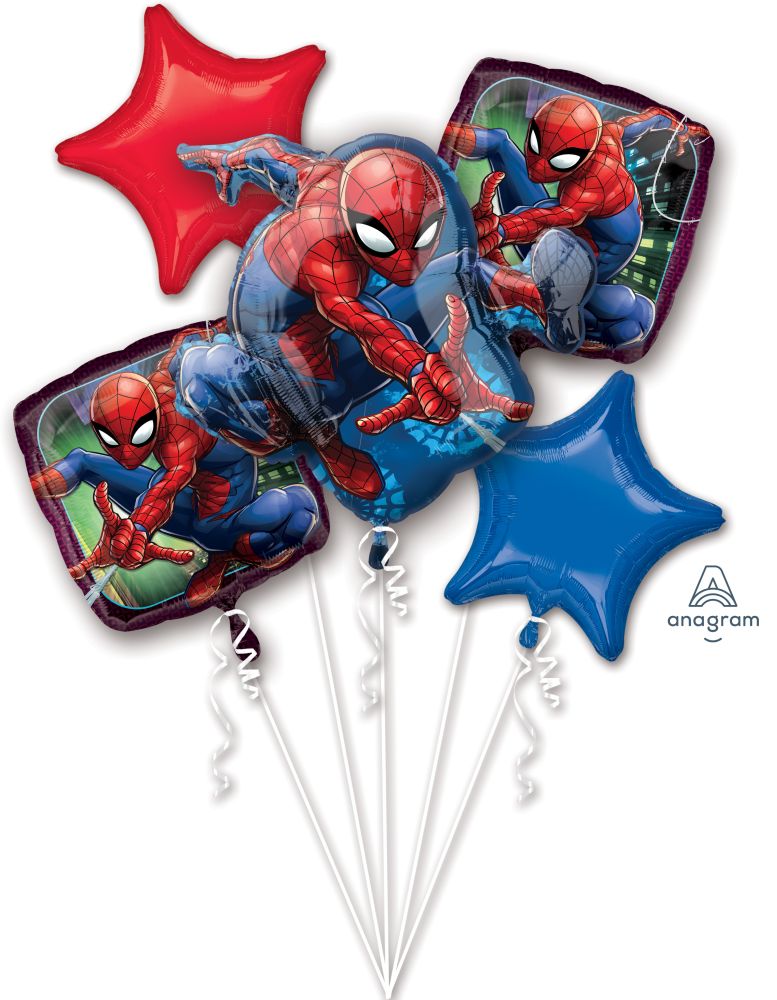 Spider-Man Balloon Bouquet