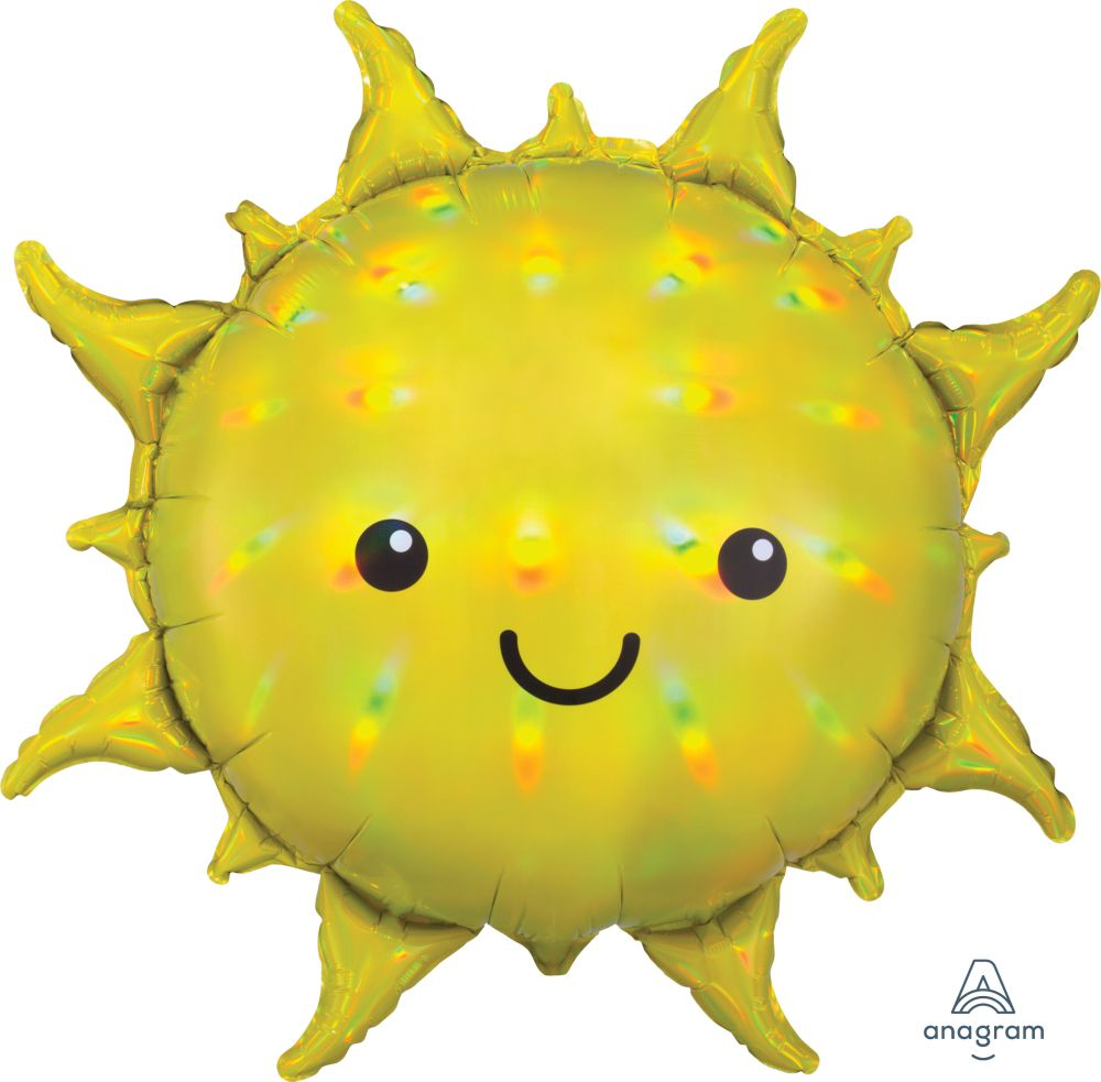 Iridescent Sun SuperShape Balloon