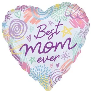 18" Best Mom Ever Balloon