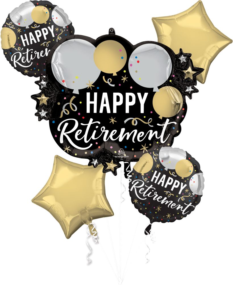 Happy Retirement Balloon Bouquet