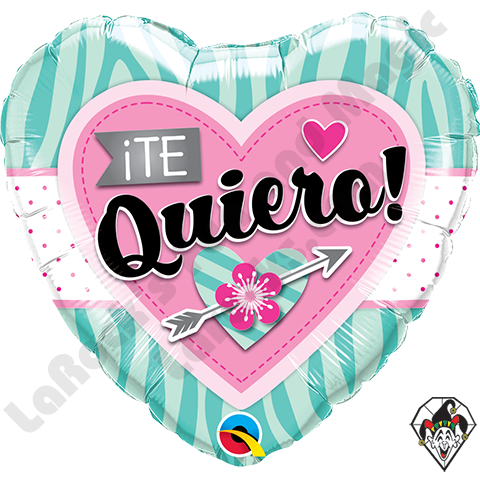 18” Te Quiero Aqua Balloon