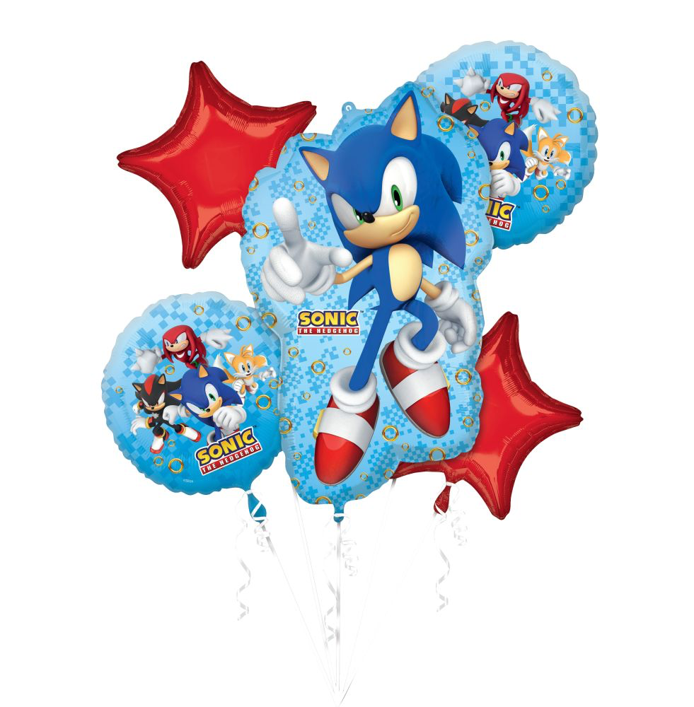 Sonic the Hedgehog Balloon Bouquet