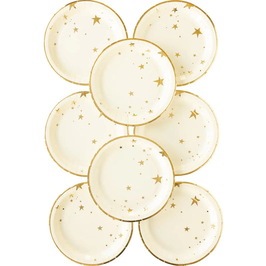 Neutral Star Dinner Plates