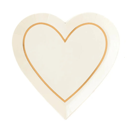 Valentine Heart Dessert Plates