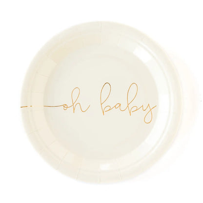 Oh Baby Dessert Plates