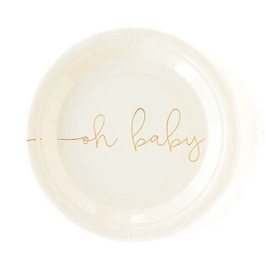 Oh Baby Dessert Plates