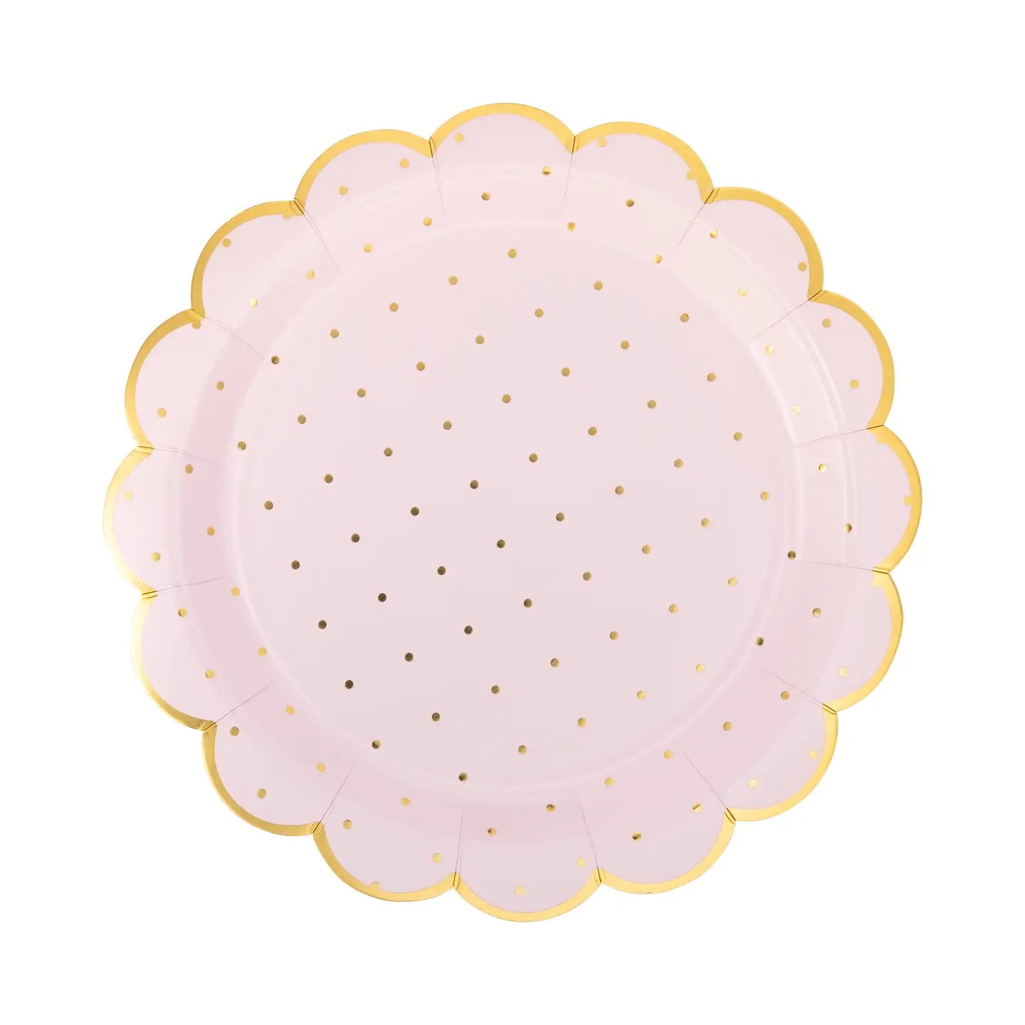 Princess Polka Dot Dinner Plate