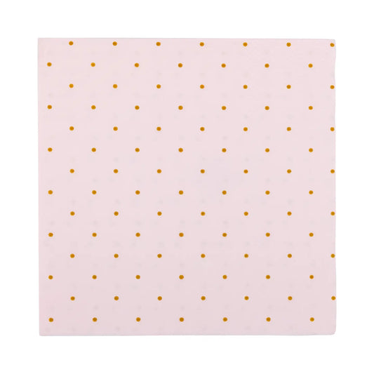 Princess Polka Dot Cocktail Napkin