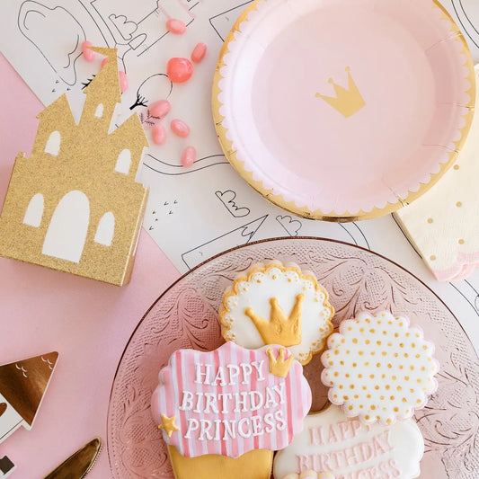 Princess Scalloped Cocktail Napkin