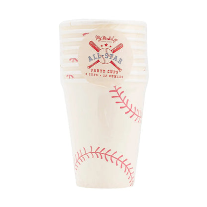 Baseball Paper Cups