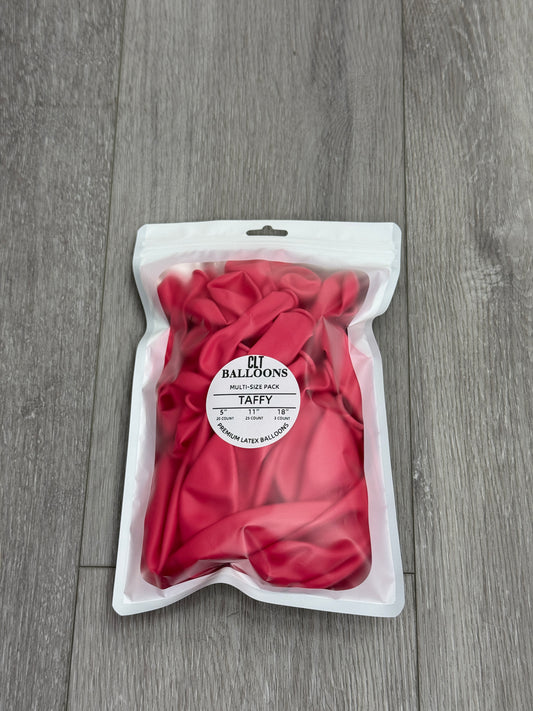 Taffy Balloon Multi-Size Pack