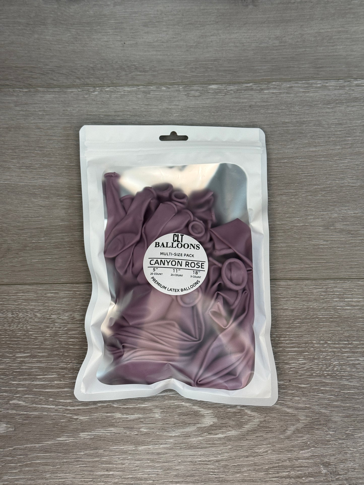 Canyon Rose Balloon Multi-Size Pack