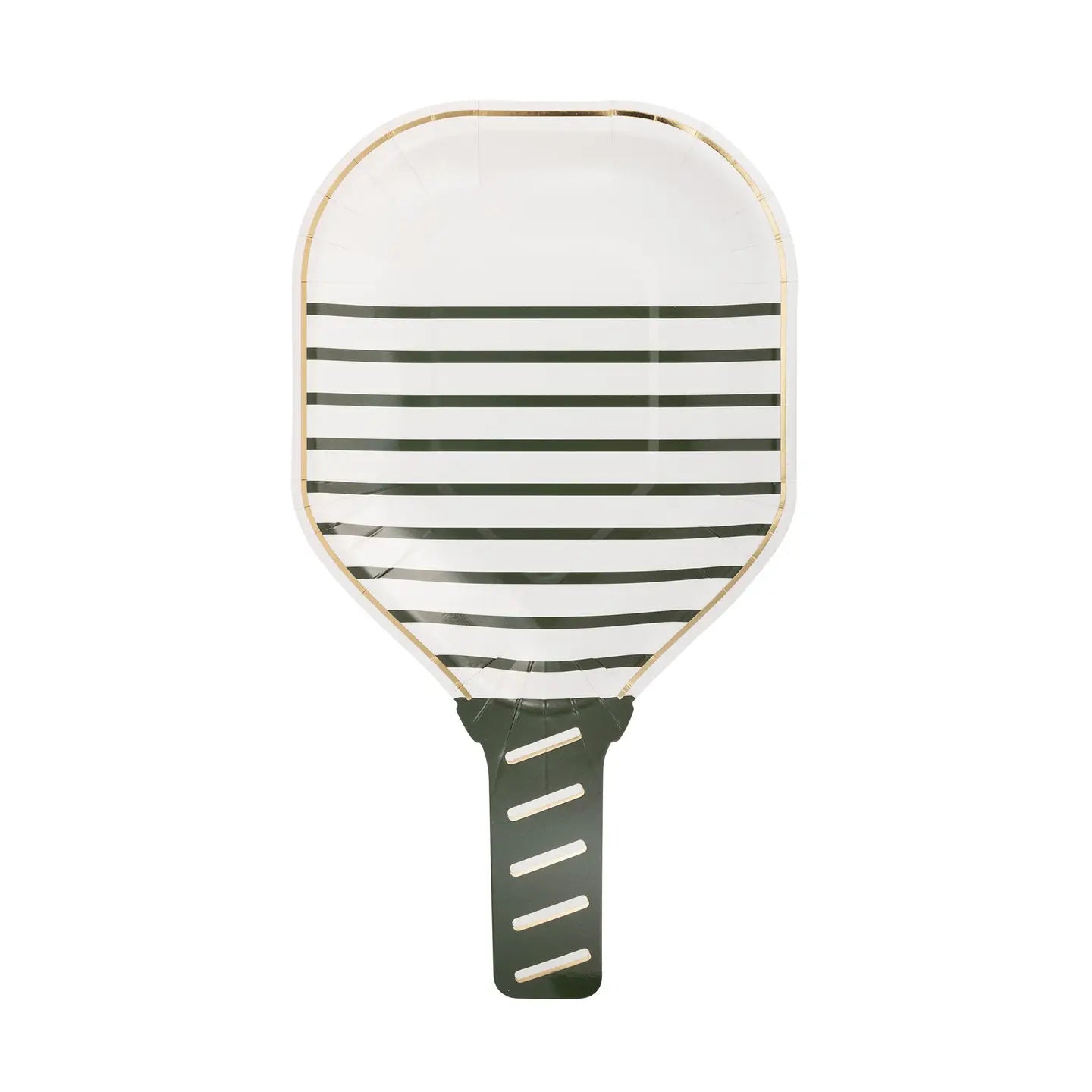 White Paddle Shaped Dinner Plate