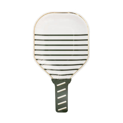 White Paddle Shaped Dinner Plate