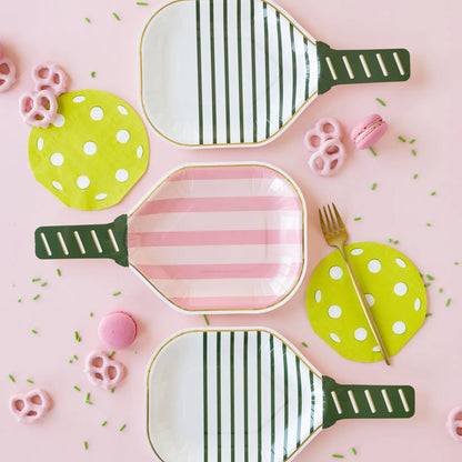 Pink Paddle Shaped Dinner Plate