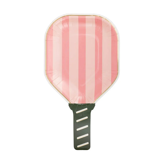 Pink Paddle Shaped Dinner Plate