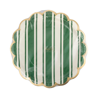 Tennis Striped Dinner Plate