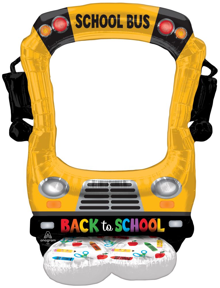 56” AirLoonz School Bus Foil Balloon