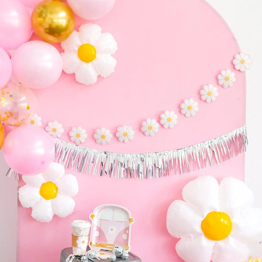 Disco Daisy Shaped Cocktail Napkin