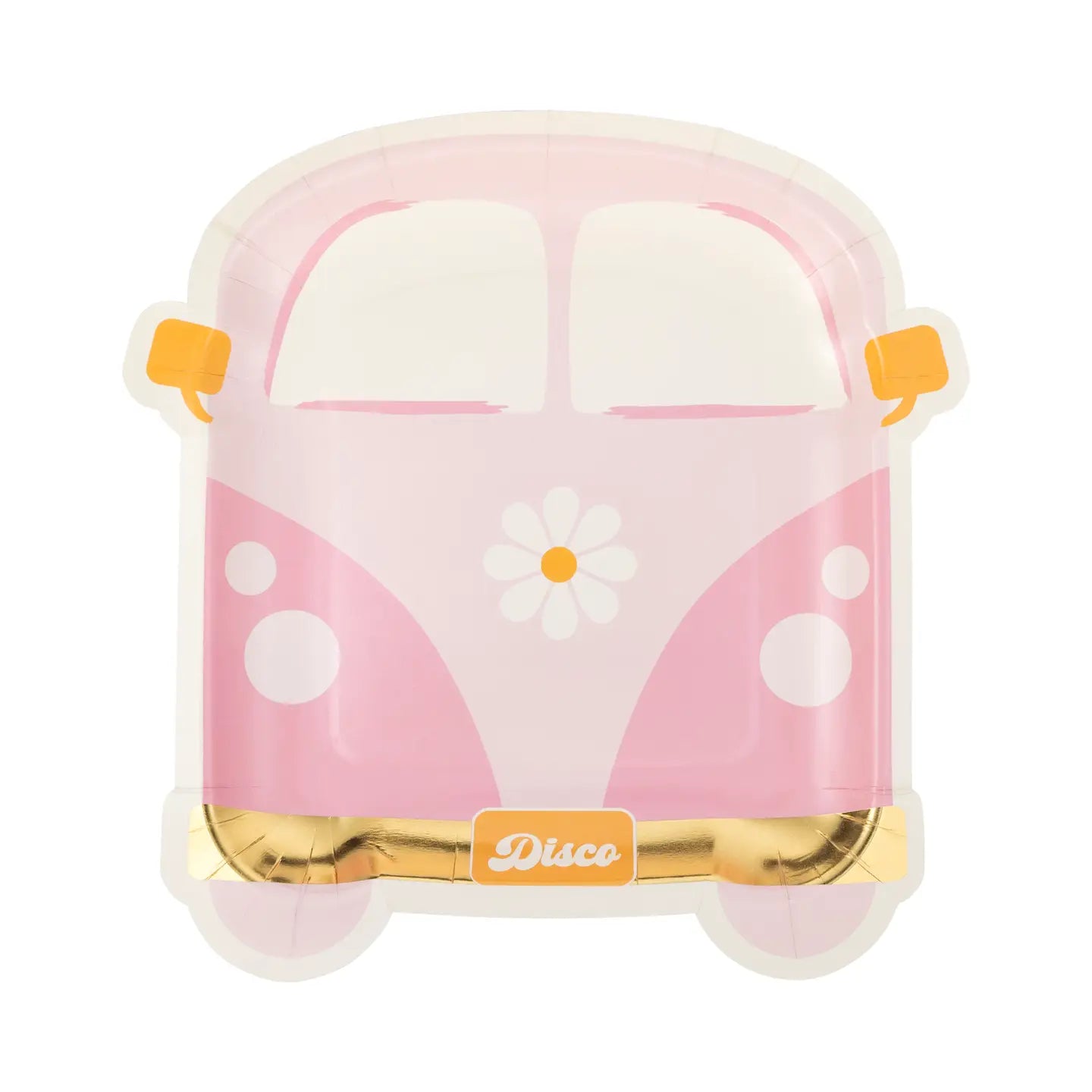 Disco Daisy Van Shaped Dinner Plate