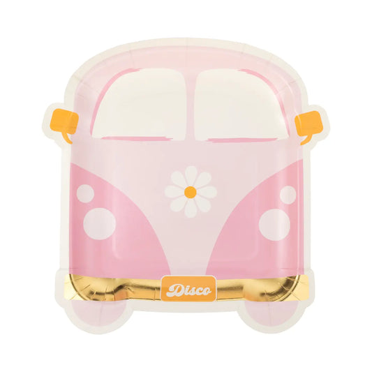 Disco Daisy Van Shaped Dinner Plate