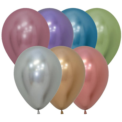 Helium Inflated Reflex Latex Balloons