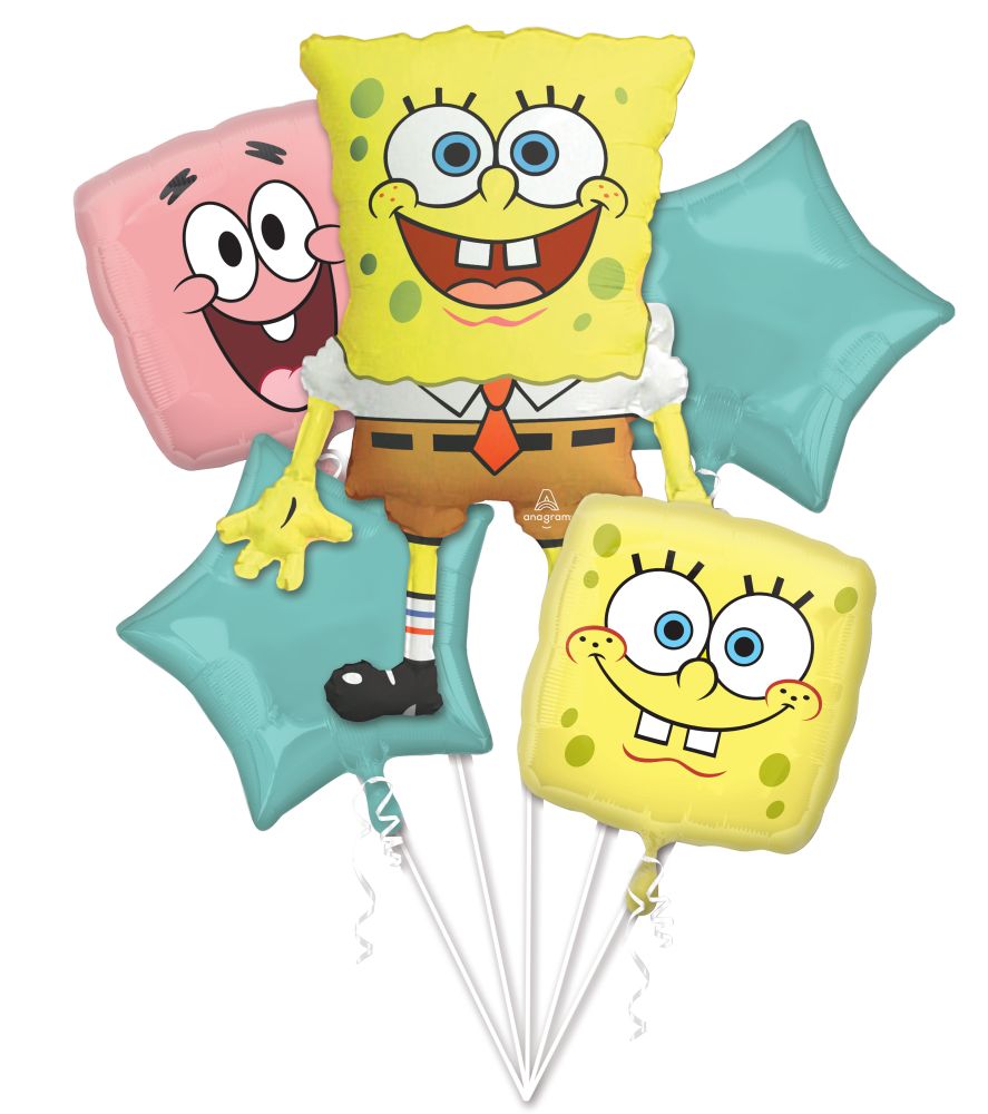 SpongeBob Balloon Bouquet