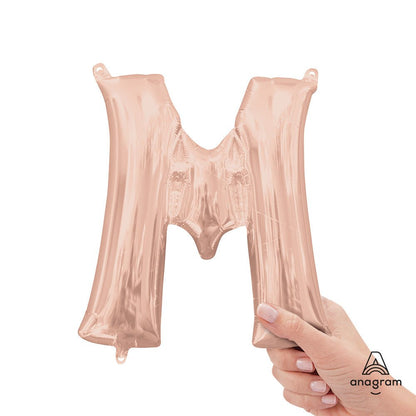 16” Rose Gold Letter Foil Balloon Anagram Air Filled