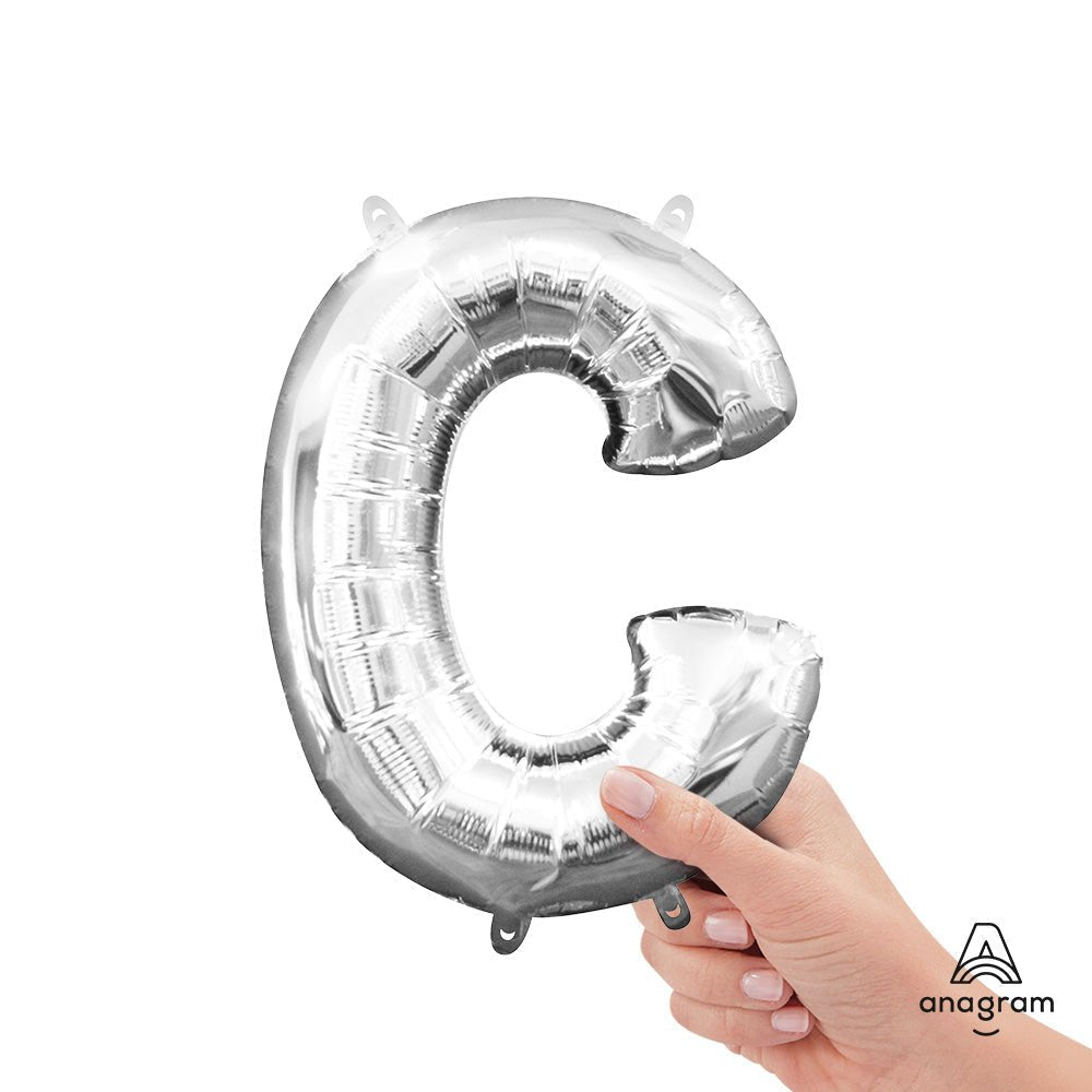16” Silver Letter Foil Balloon Anagram Air Filled Only