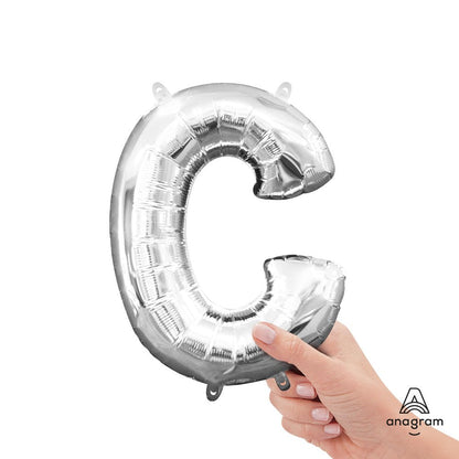 16” Silver Letter Foil Balloon Anagram Air Filled Only