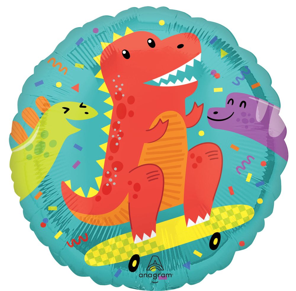 17" Cool Dinosaurs Balloon