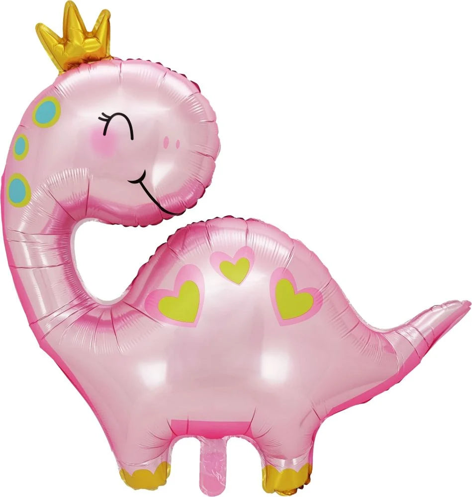 27” Pink Dinosaur Balloon