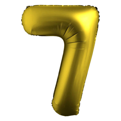 Airise Chrome Gold Number Foil Balloon