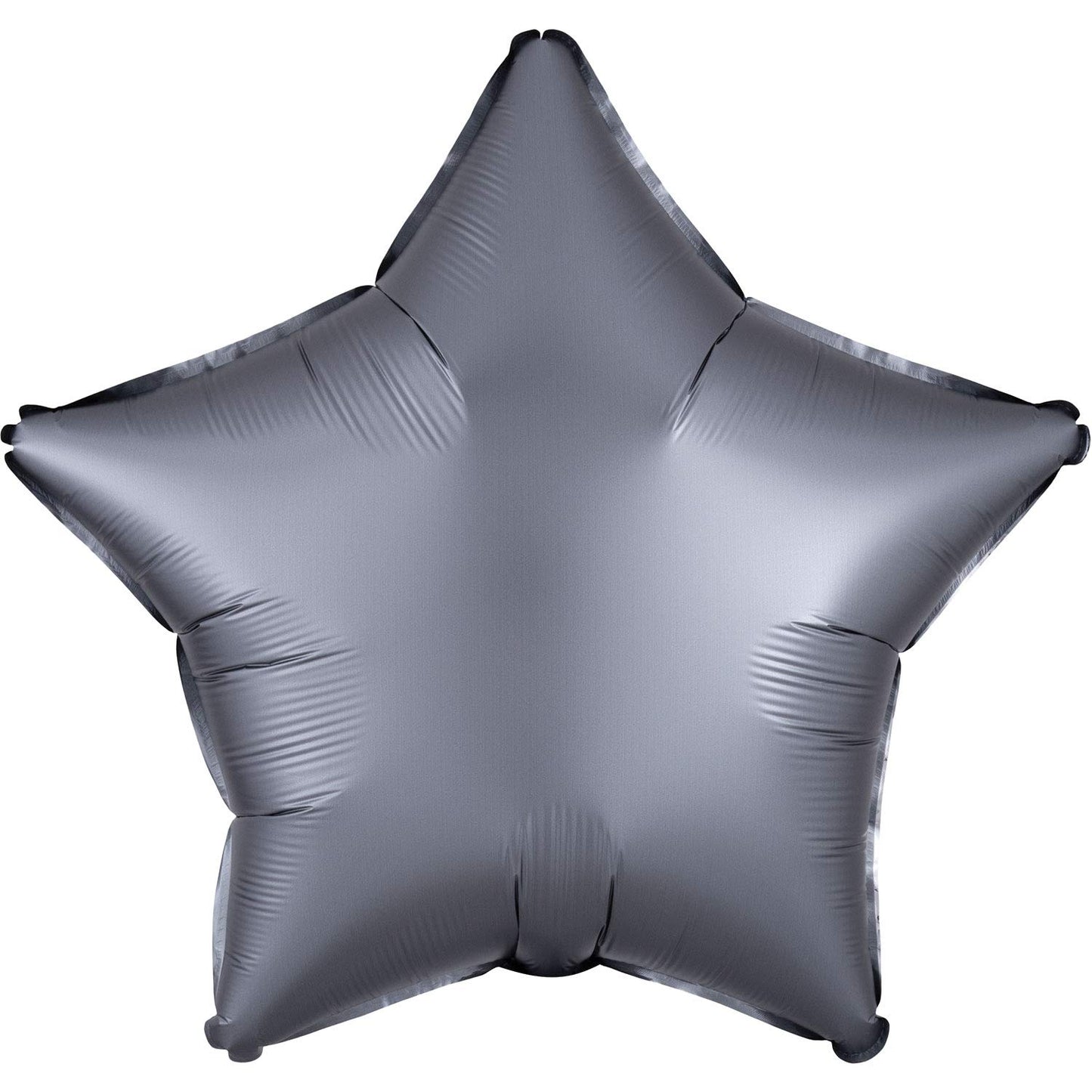 18" Satin Luxe Graphite Star Balloon