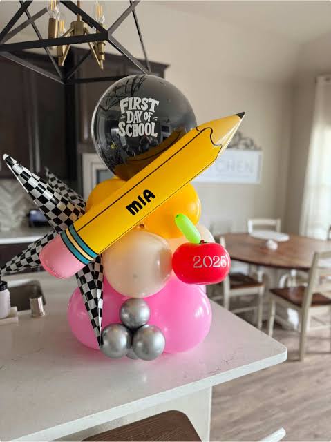 Back to School Balloon Stacks