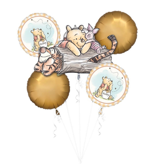 Winnie the Pooh Balloon Bouquet