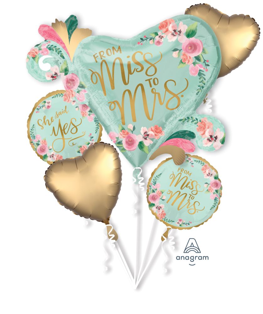 Miss to Mrs Balloon Bouquet
