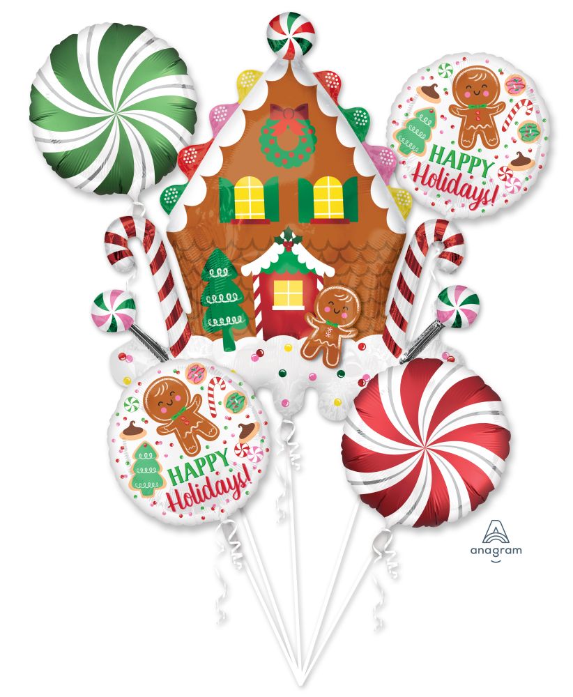 Gingerbread Balloon Bouquet
