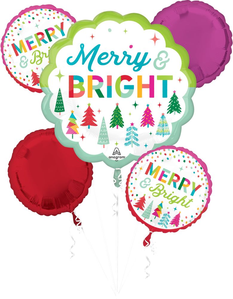 Merry Bright Balloon Bouquet