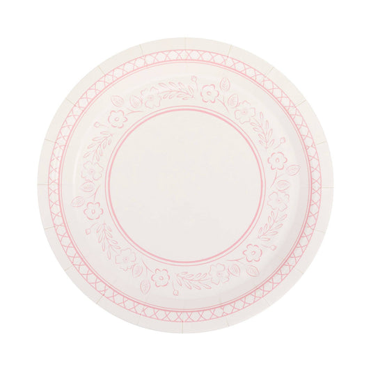 Pembroke Small Pink Floral Dessert Plate