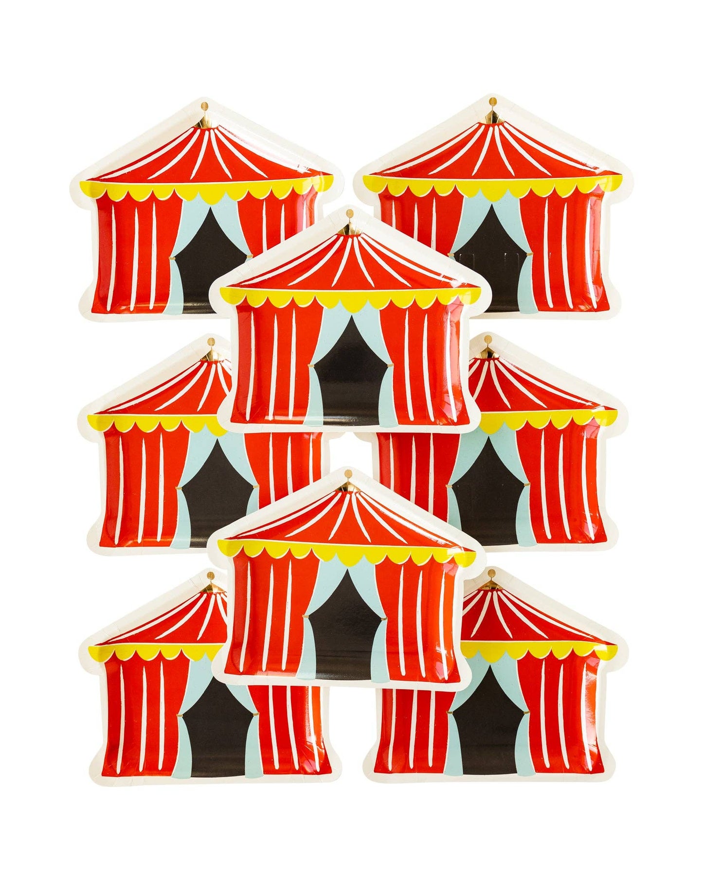 Carnival Tent Shaped Plate
