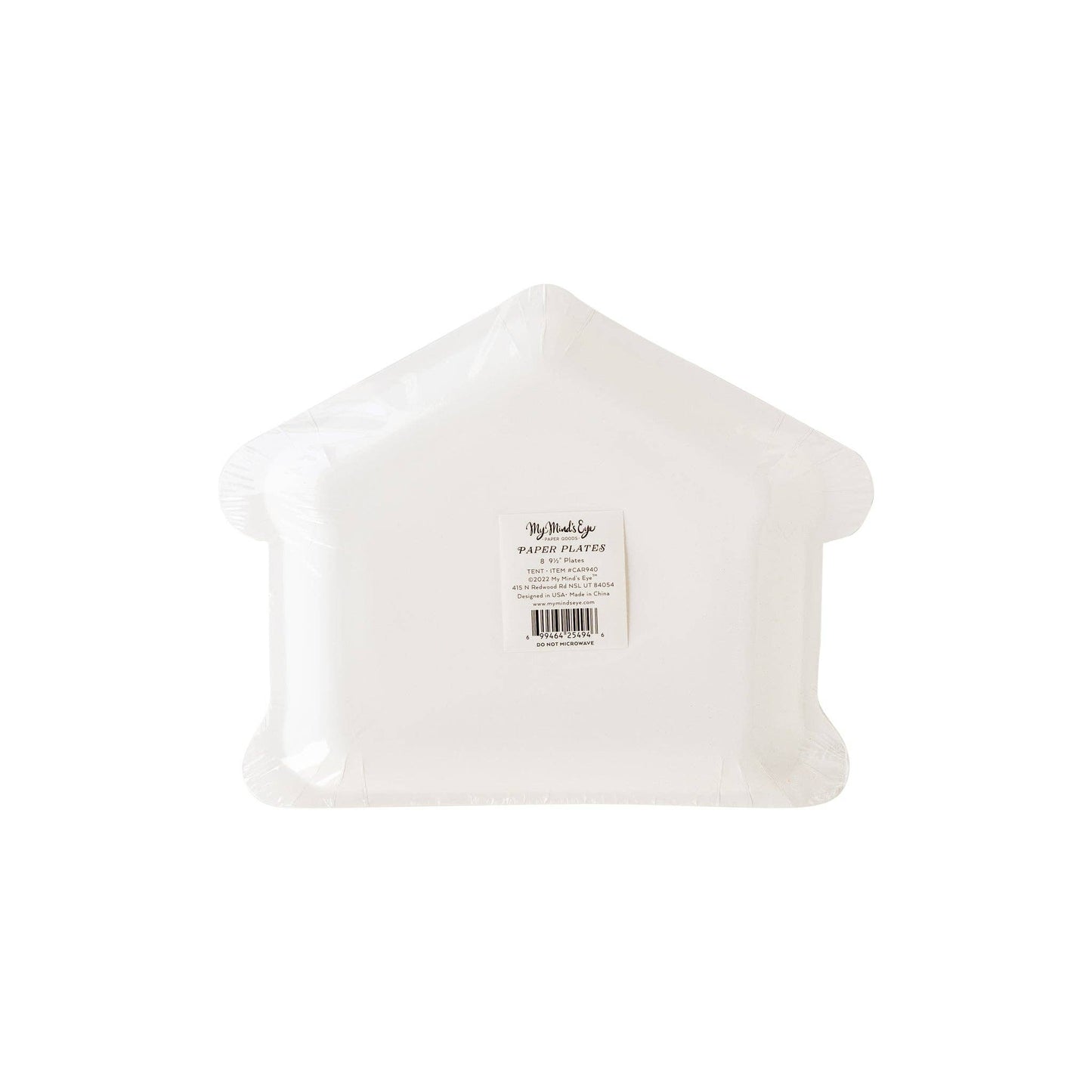 Carnival Tent Shaped Plate