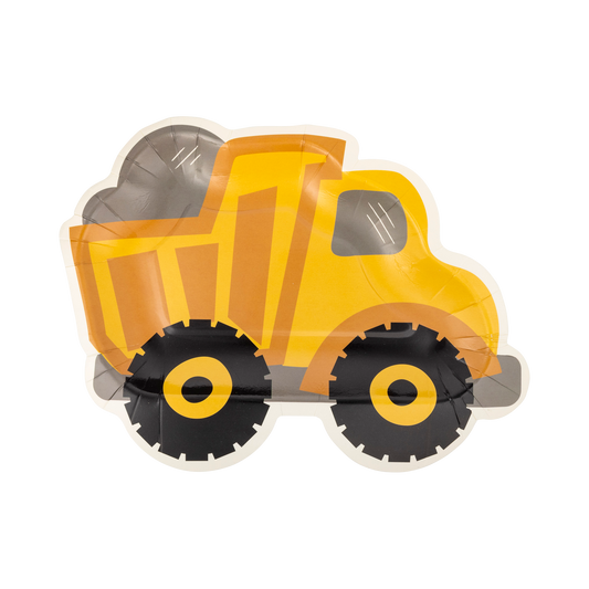 Construction Dump Truck Shaped Dinner Plate