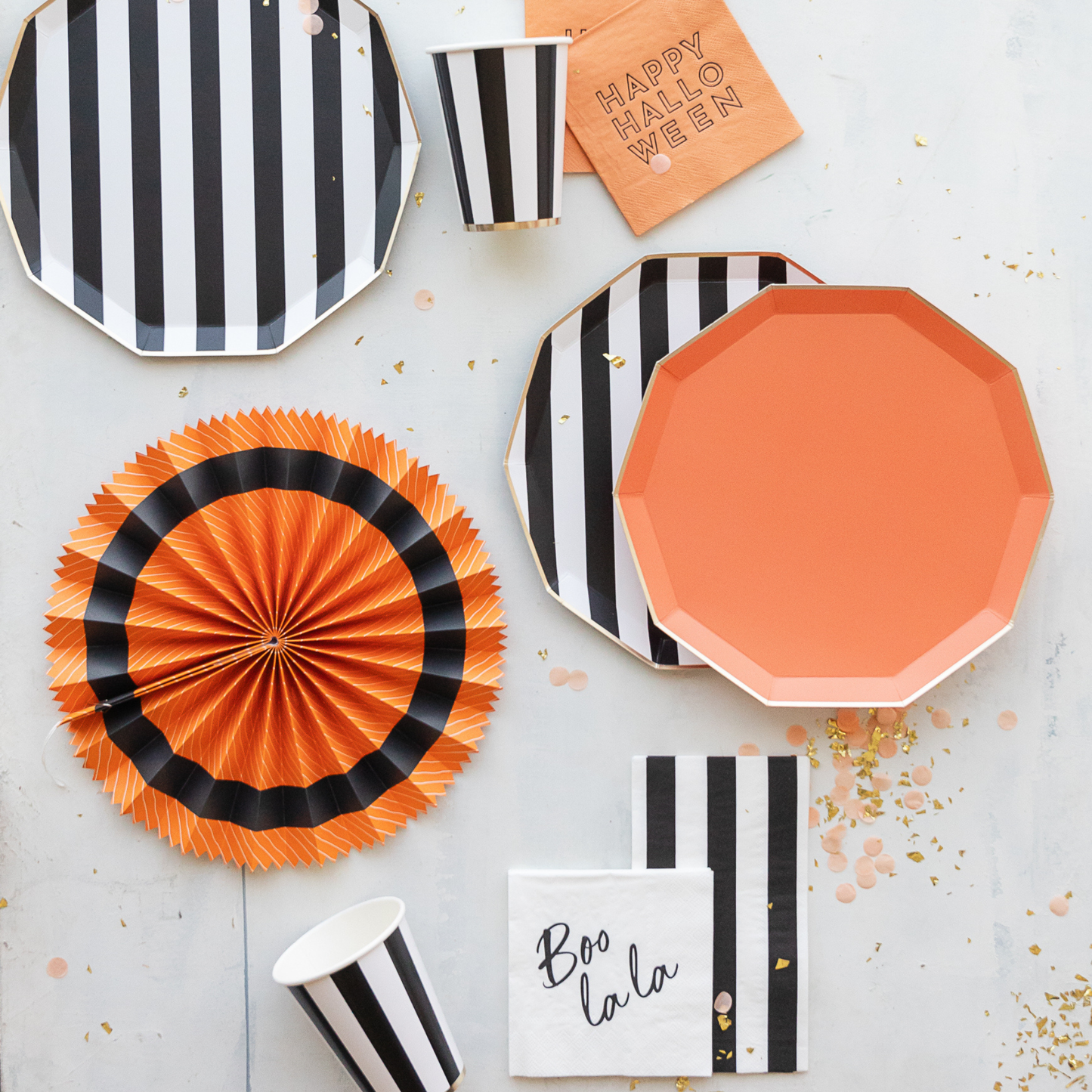 SUNKISSED ORANGE PREMIUM DINNER PLATES Bonjour Fête