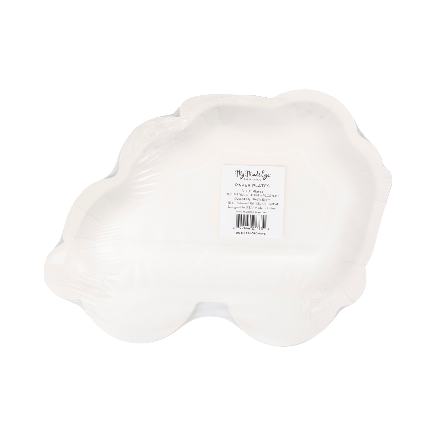 Construction Dump Truck Shaped Dinner Plate