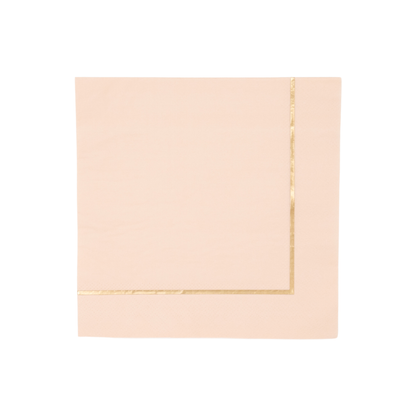 SWEET PEACH PREMIUM LARGE NAPKINS Bonjour Fête