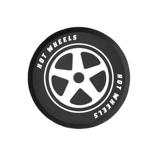 HOT WHEELS™ BLACK SMALL PLATES Bonjour Fête