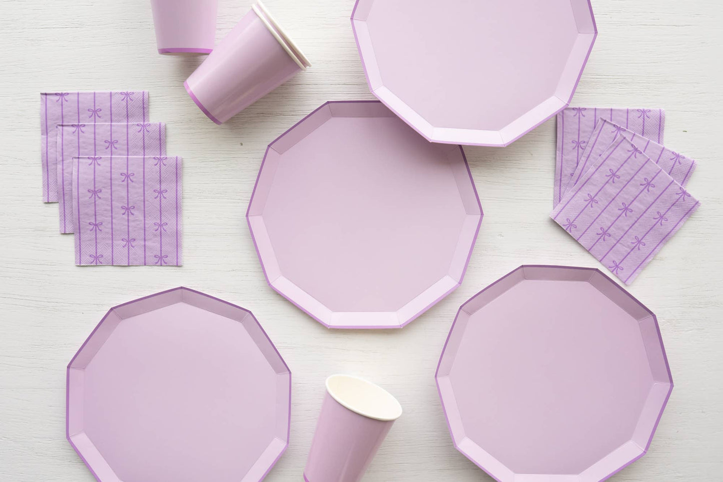 LILAC SIGNATURE BOW SMALL NAPKINS