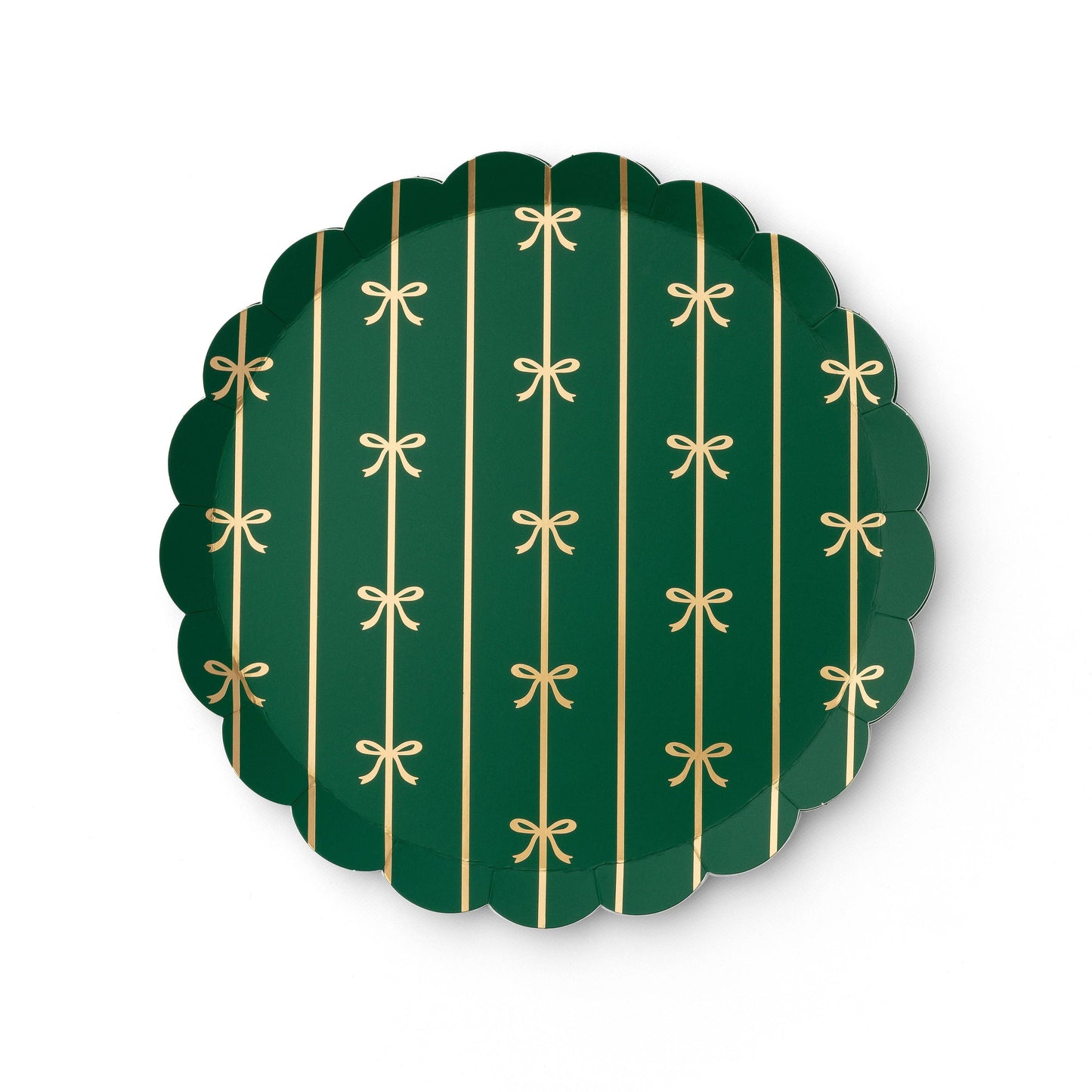 EMERALD GREEN SIGNATURE BOW SMALL PLATES