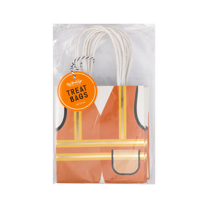 Construction Vest Treat Bag Set